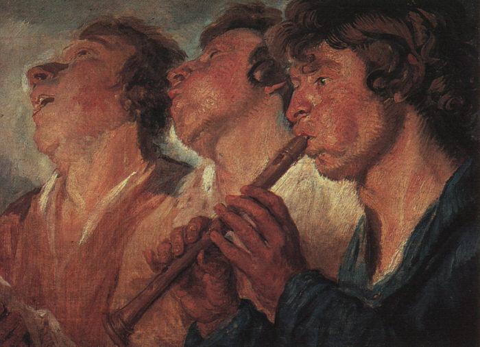 Jacob Jordaens The Itinerant Musicians oil painting picture